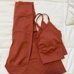 Gymshark Terracotta Activewear Set